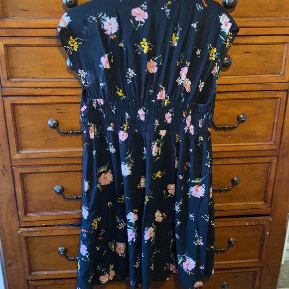 Free People black and pink floral dress - Picture 5 of 12